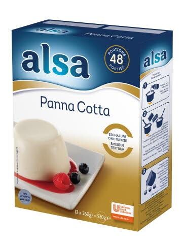 Alsa panna cotta 800gr