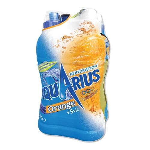 Aquarius Orange 6x4x50cl PET met sportdop