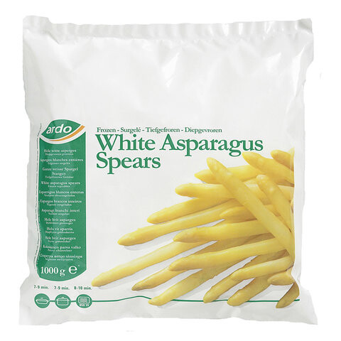 Ardo Hele Witte Asperges Wit 1kg Diepvries
