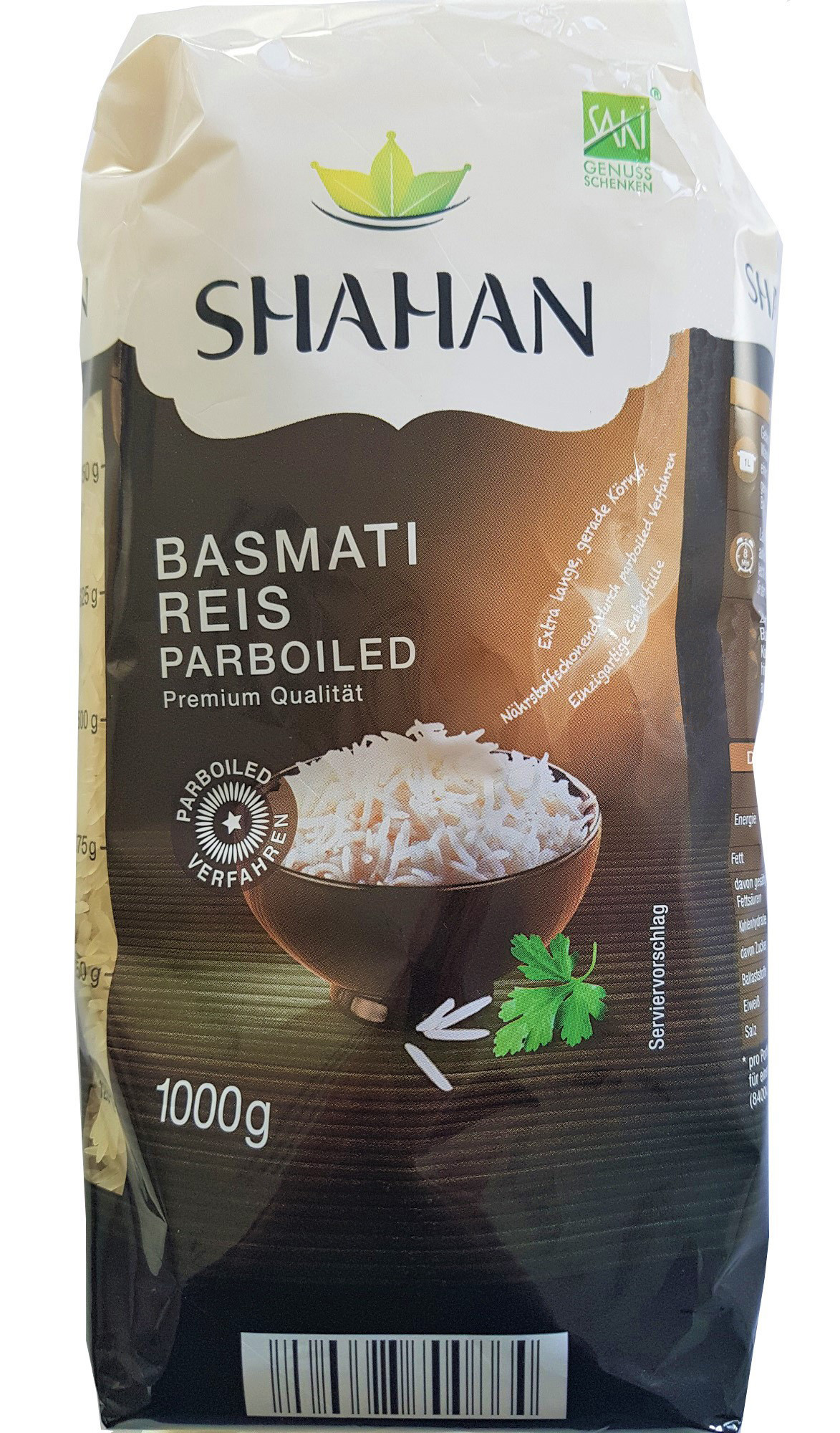 Rijst Basmati 1kg 1º kwaliteit India