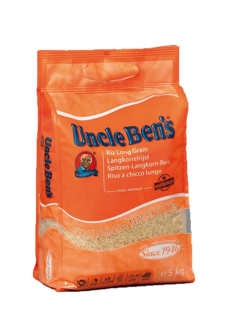 Rijst langkorrel 20min 5kg Uncle Ben's