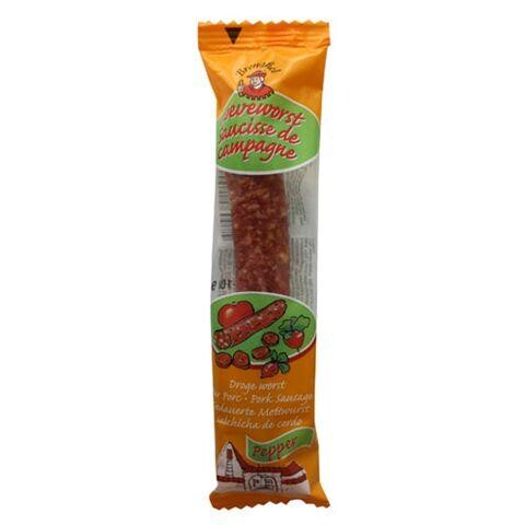 Breughel hoeveworst pepper 30x50gr individueel verpakt