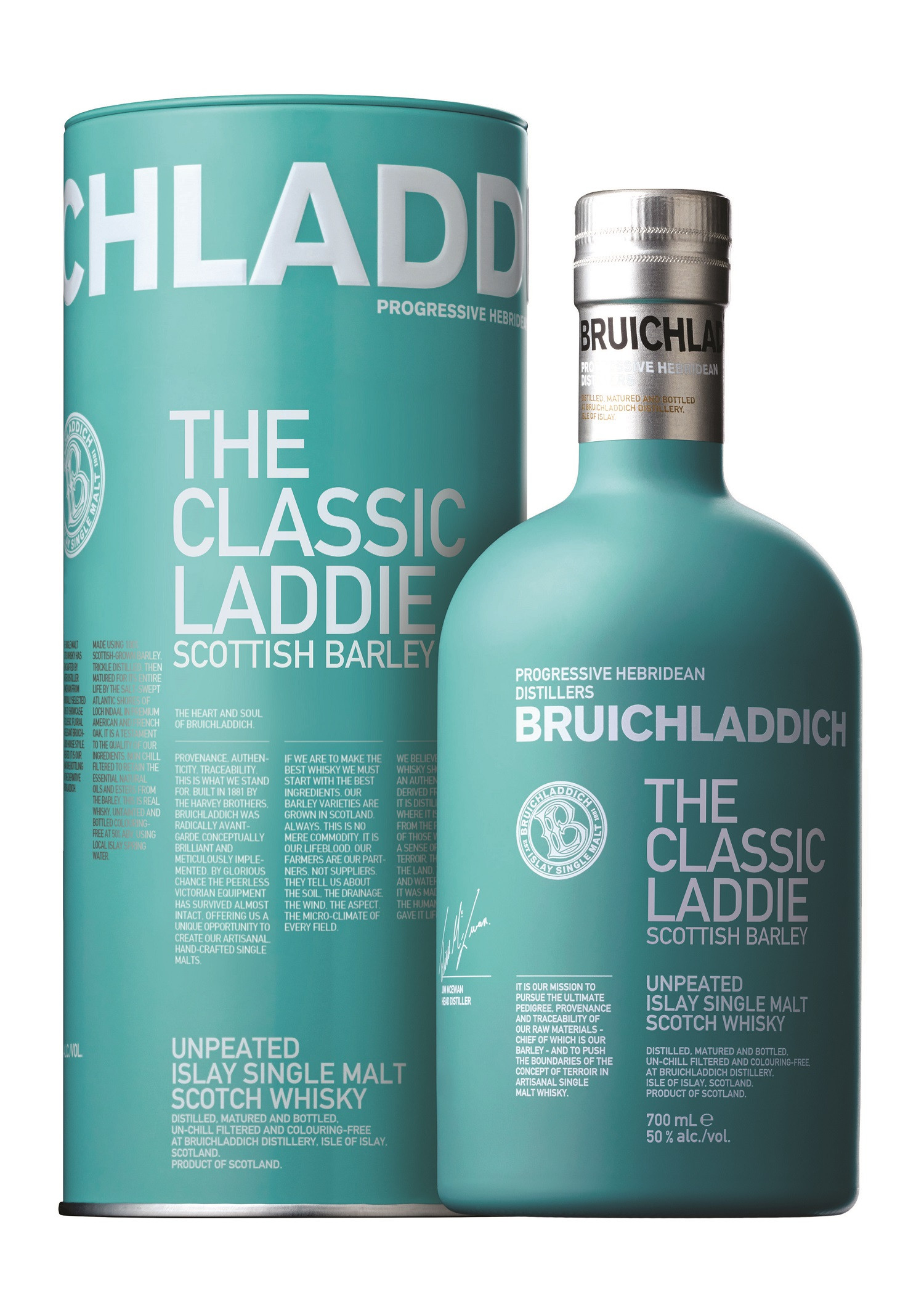 Bruichladdich Scottish Barley 70cl 50% Islay Single Malt Scotch Whisky