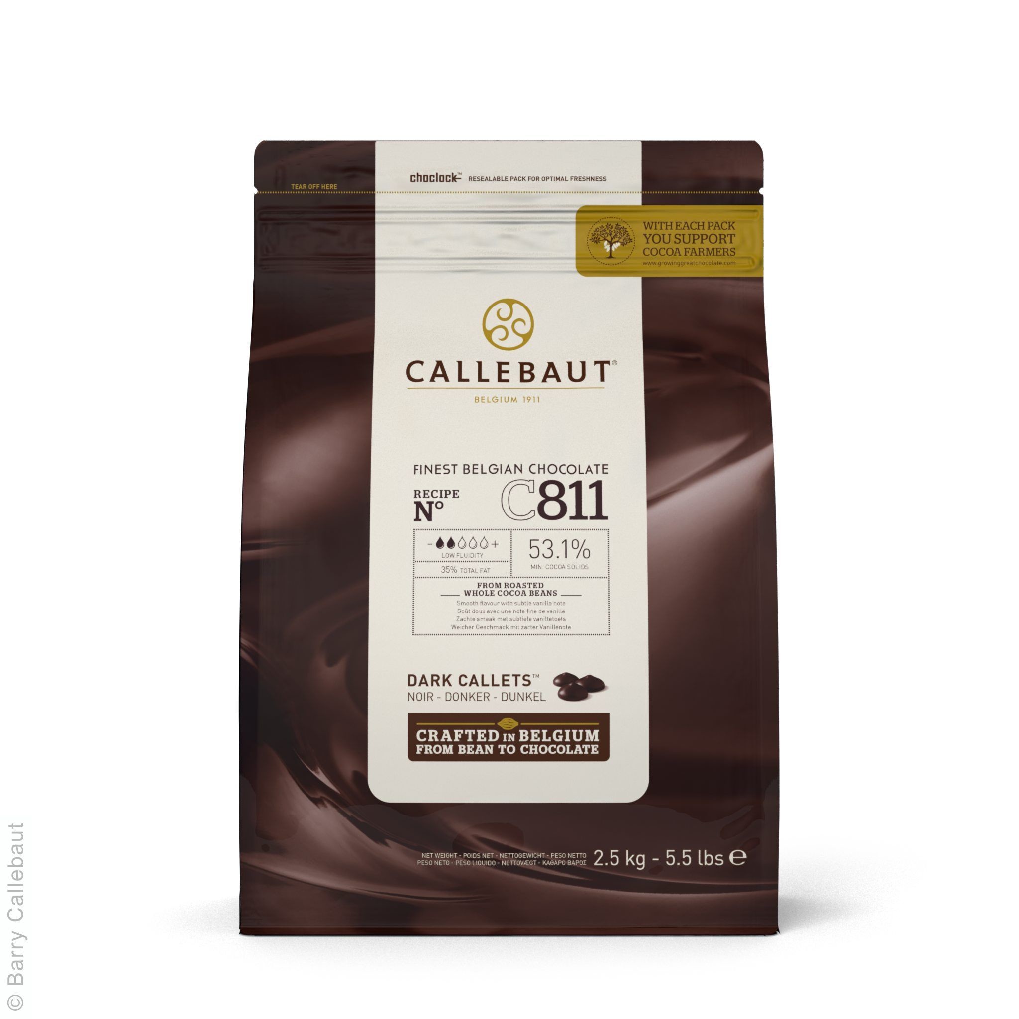 Callebaut pastilles c811 fondant 2.5kg
