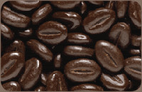 Chocolade koffiebonen fondant 1.2kg