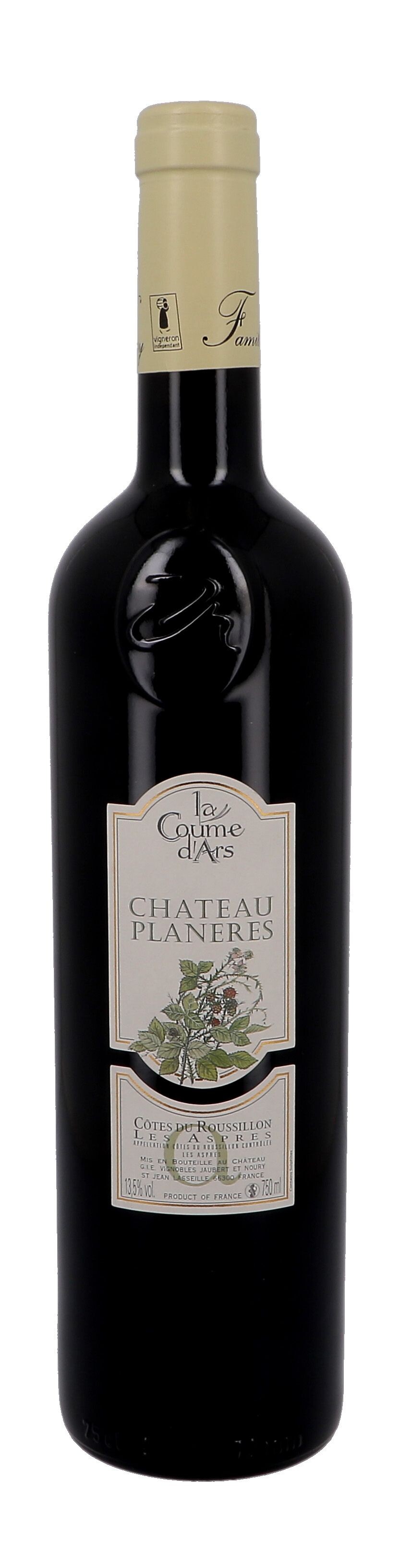 Chateau Planeres La Coume d'Ars rood 75cl Cotes du Roussillon Les Aspres