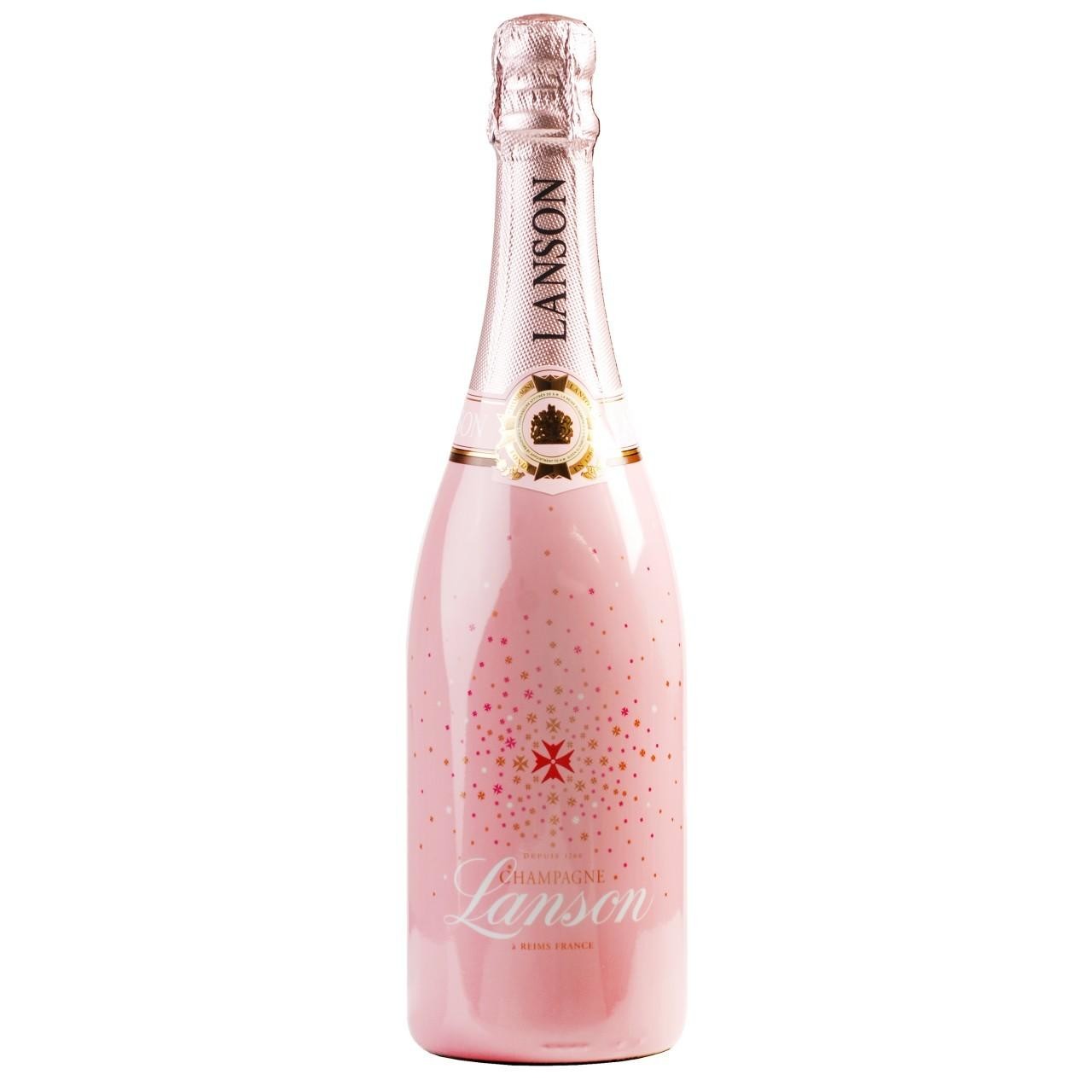 Champagne Lanson Rose Label 75cl Brut 
