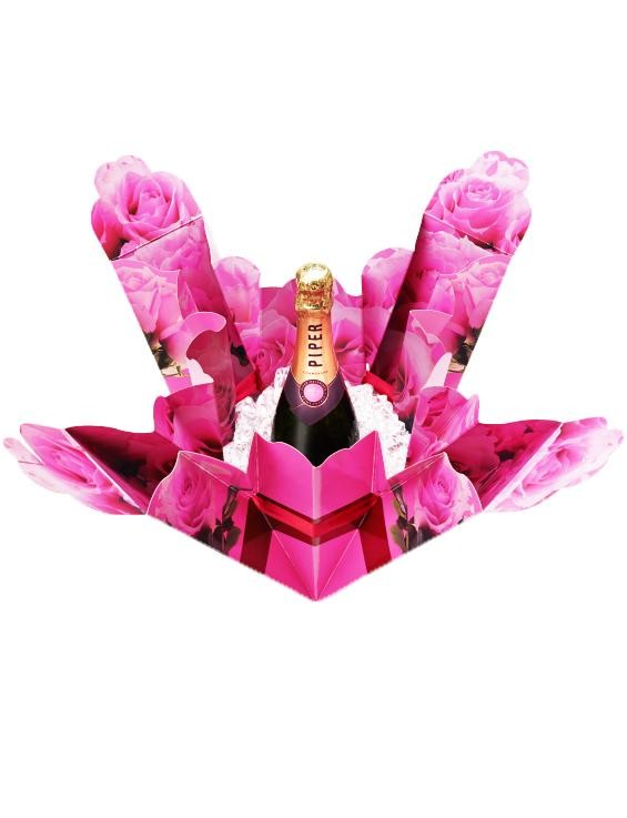 Champagne Piper Heidsieck Rosé Sauvage 75cl + mini ijsemmer