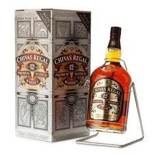 Chivas regal whisky 4,5l 40% 12 years + balancelle etui
