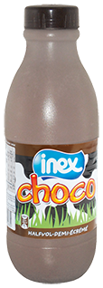 Inex Halfvolle Chocomelk Gesteriliseerd 6x1L PE fles met draaistop