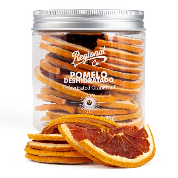 Rode Pompelmoes Schijfjes gevriesdroogd 70gr Regional Co