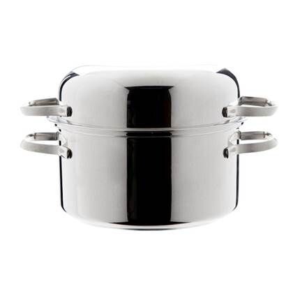 Cosy & Trendy Mosselpot Inox met deksel 18cm 6x1stuk 