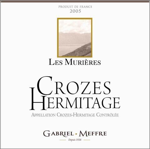 Crozes Hermitage rood Les Murières Gabriel Meffre