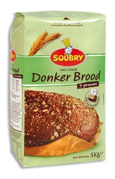 6 granen bloem voor brood 2x5kg soubry