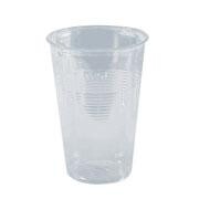 Plastic cup 0.25L clear