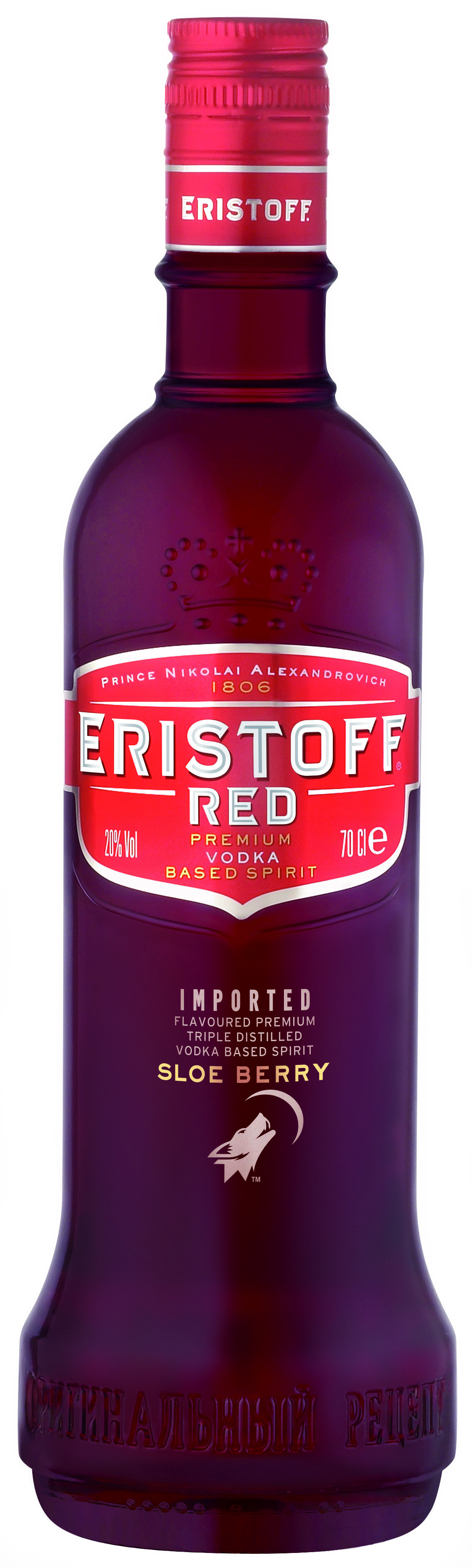 Vodka Eristoff Red rood 35cl 21%