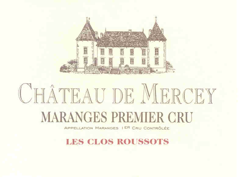 Maranges 1Cru Les Clos Roussots Chateau de Mercey 75cl 2007