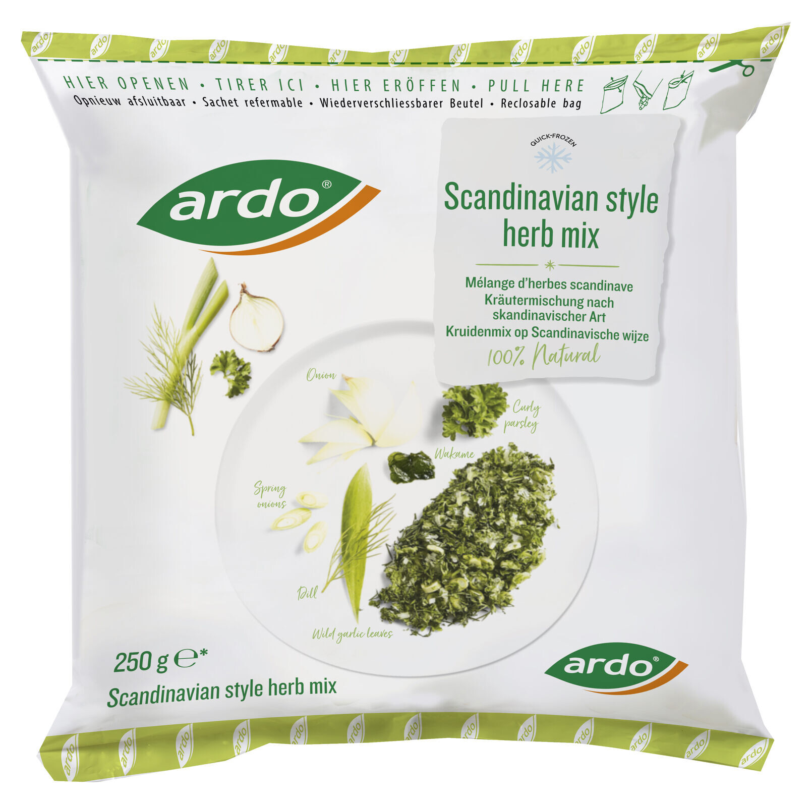 Ardo Scandinavische Kruidenmix 250gr Diepvries