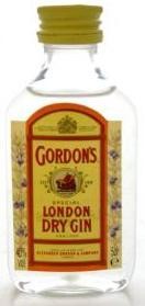 Miniatuur Gin Gordon's 5cl 37.5% London Dry Gin