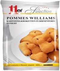 11er Elfer Mini Pommes Williams Aardappelkroketten 2.5kg