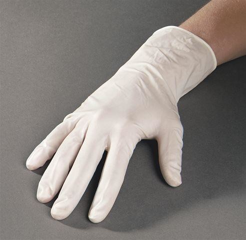 Handschoenen latex large 100st wit