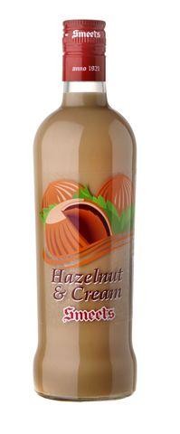 Hazelnoot & cream likeur 70cl 17% smeets