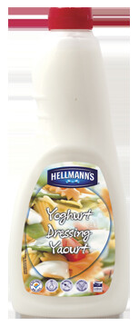 Hellmann's yoghurt dressing 1l knijpfles