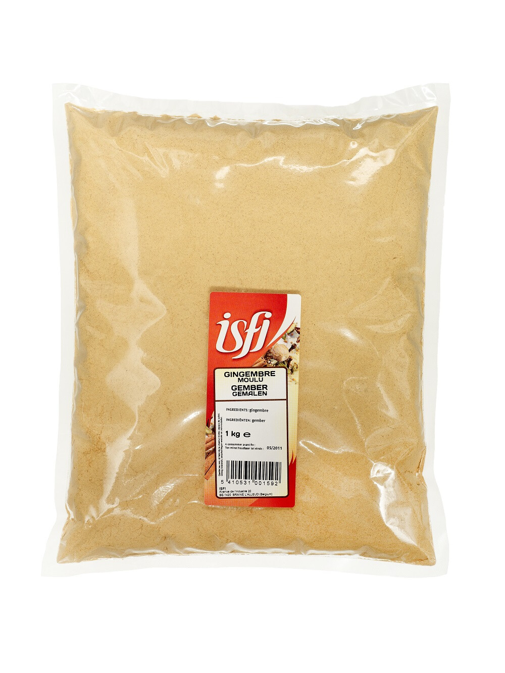 Gember poeder 6x1kg Isfi