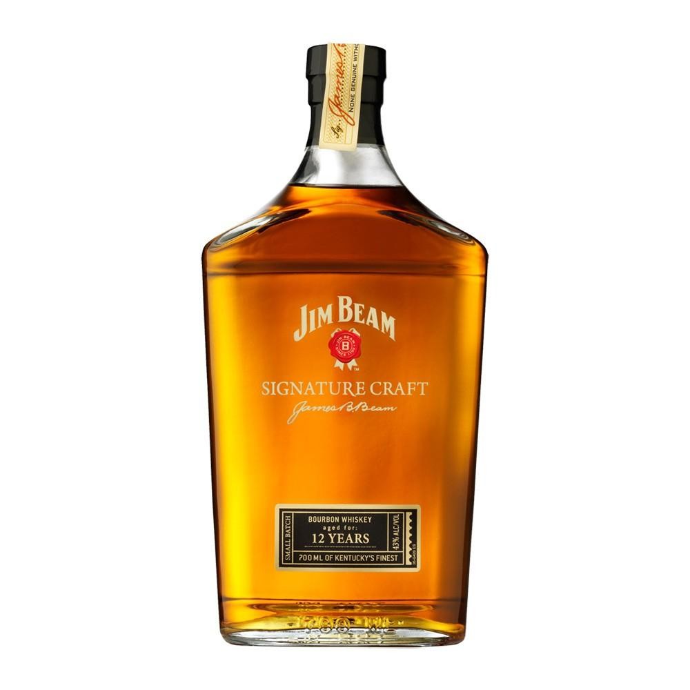 Doe voorzichtig borst pond Jim Beam 12 Years Signature Craft 70cl 43% Kentucky Bourbon Whiskey Online  Kopen - Nevejan
