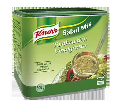 Knorr tuinkruidenvinaigrette salad mix 500gr