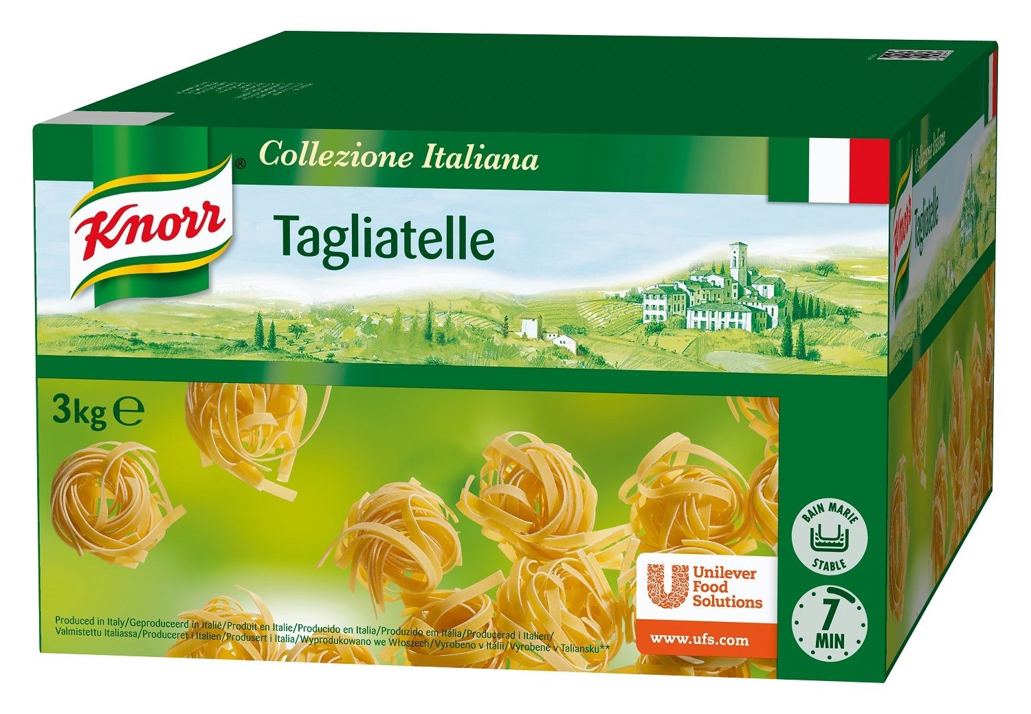 Knorr tagliatelli naturel 3kg collezione italiana