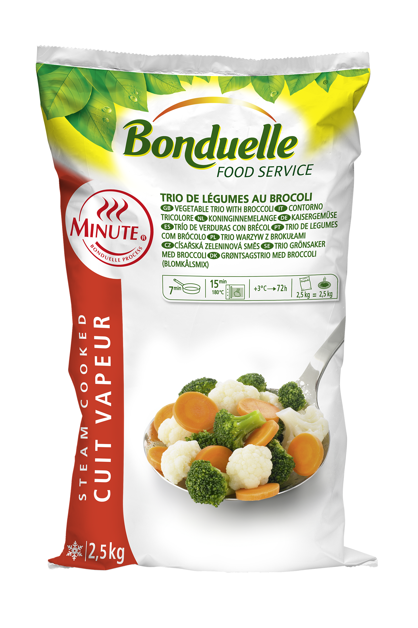 Koninginnemelange Royal 2.5kg Bonduelle Minute Foodservice Diepvries