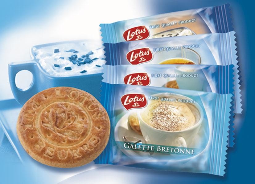 Lotus koekjes Bretonse Galetten individueel verpakt 180st Lotus Bakeries