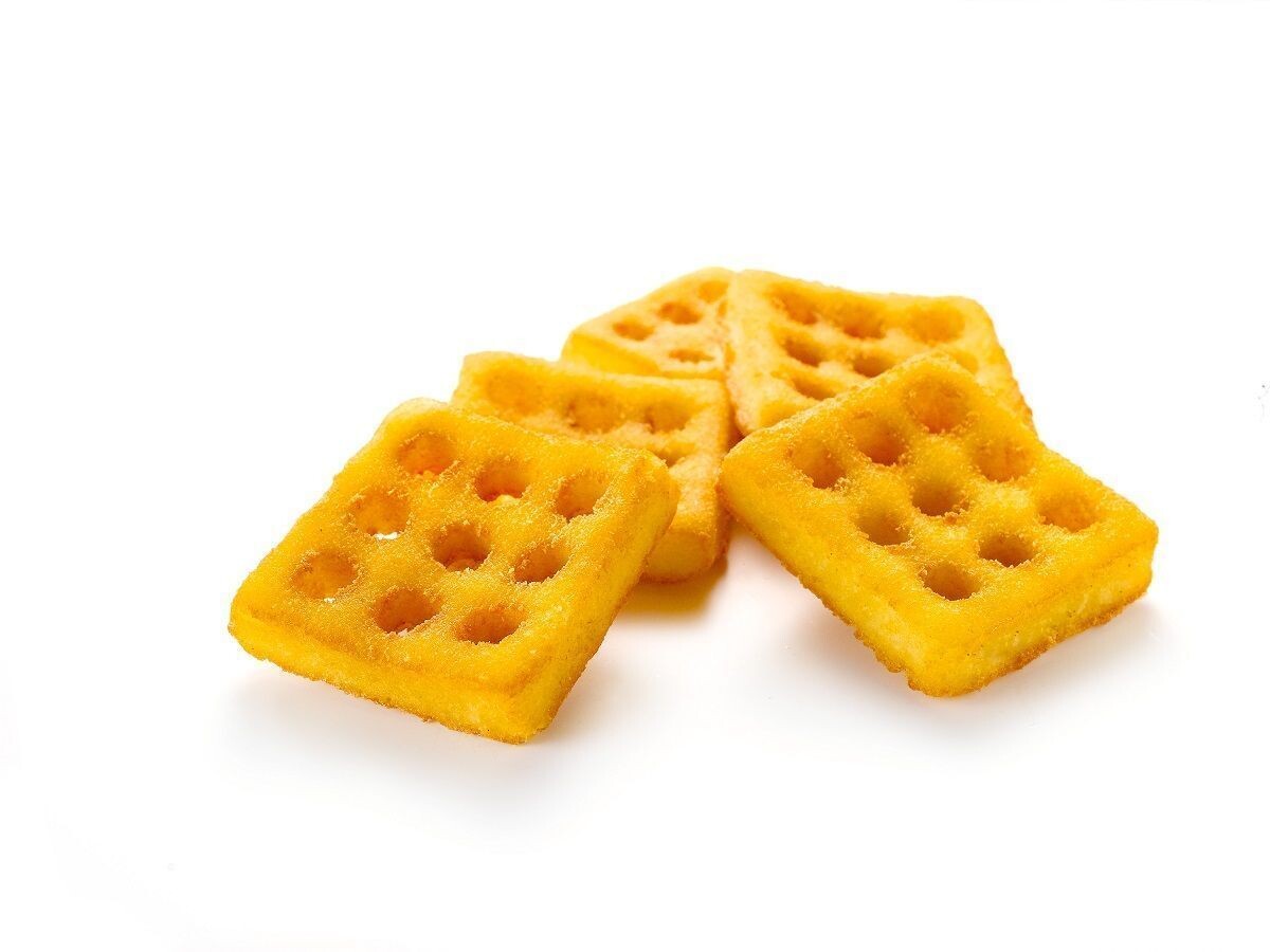 Lutosa Patat'Croq wafeltjes 1kg Foodservice Diepvries