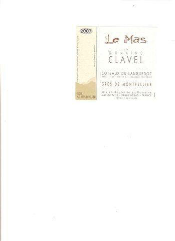 Mas Clavel 75cl 2006 Coteaux du Languedoc