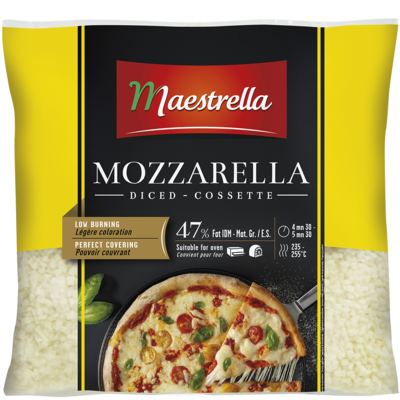 Pizza Kaas Mozzarella geraspt 1kg Vepo