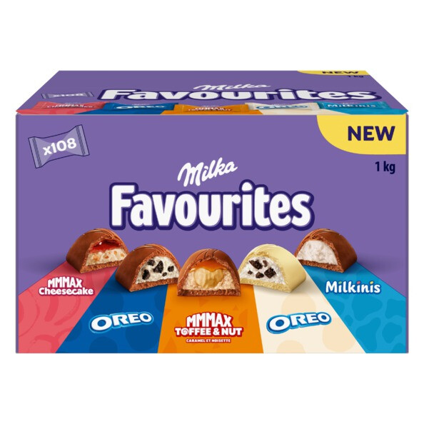 Milka napolitains melk 355st verpakt 1,7 kg