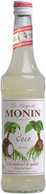 Monin kokosnoot siroop 1L 0%
