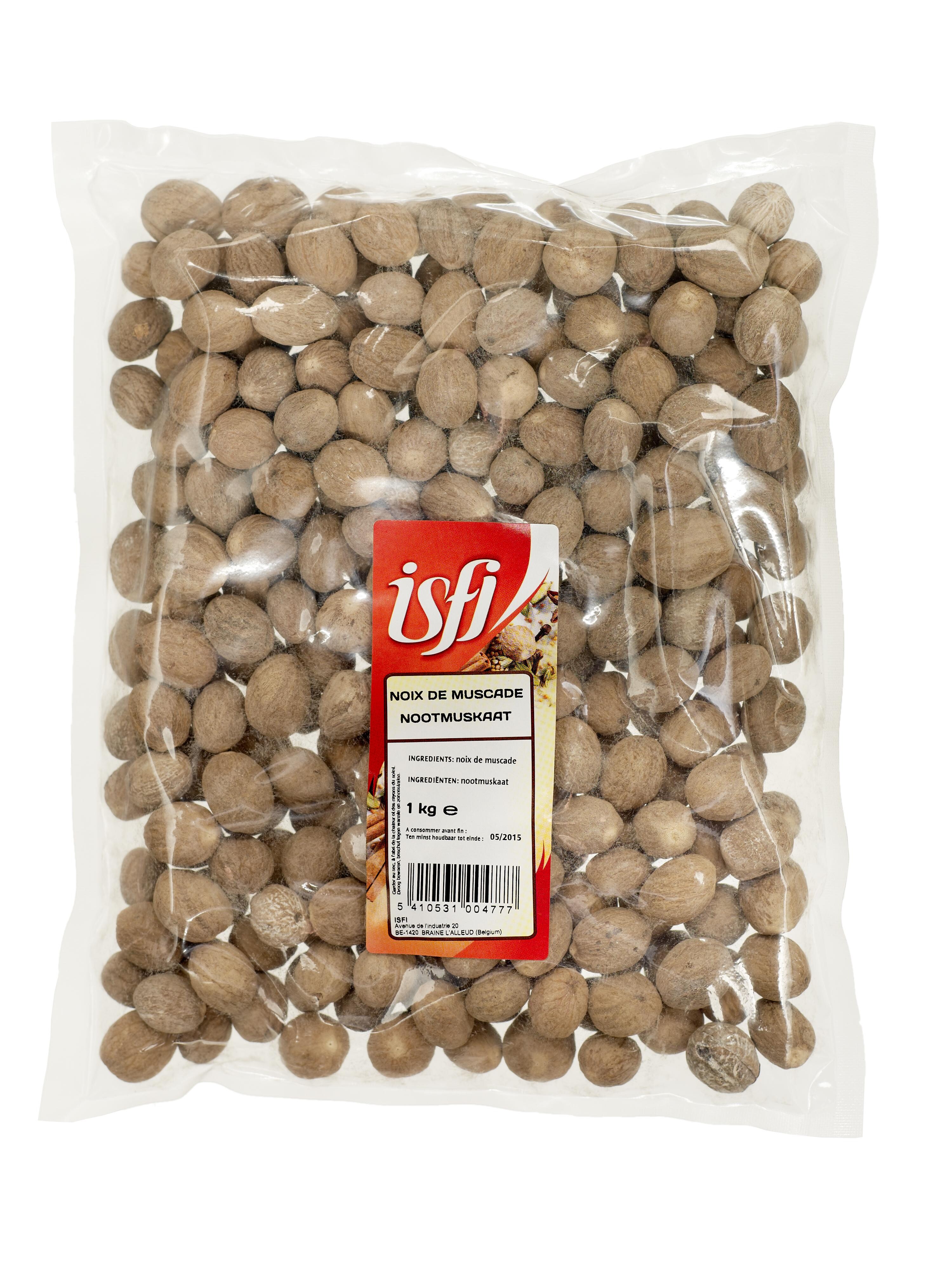Muskaatnoot geheel 1kg Cello Isfi