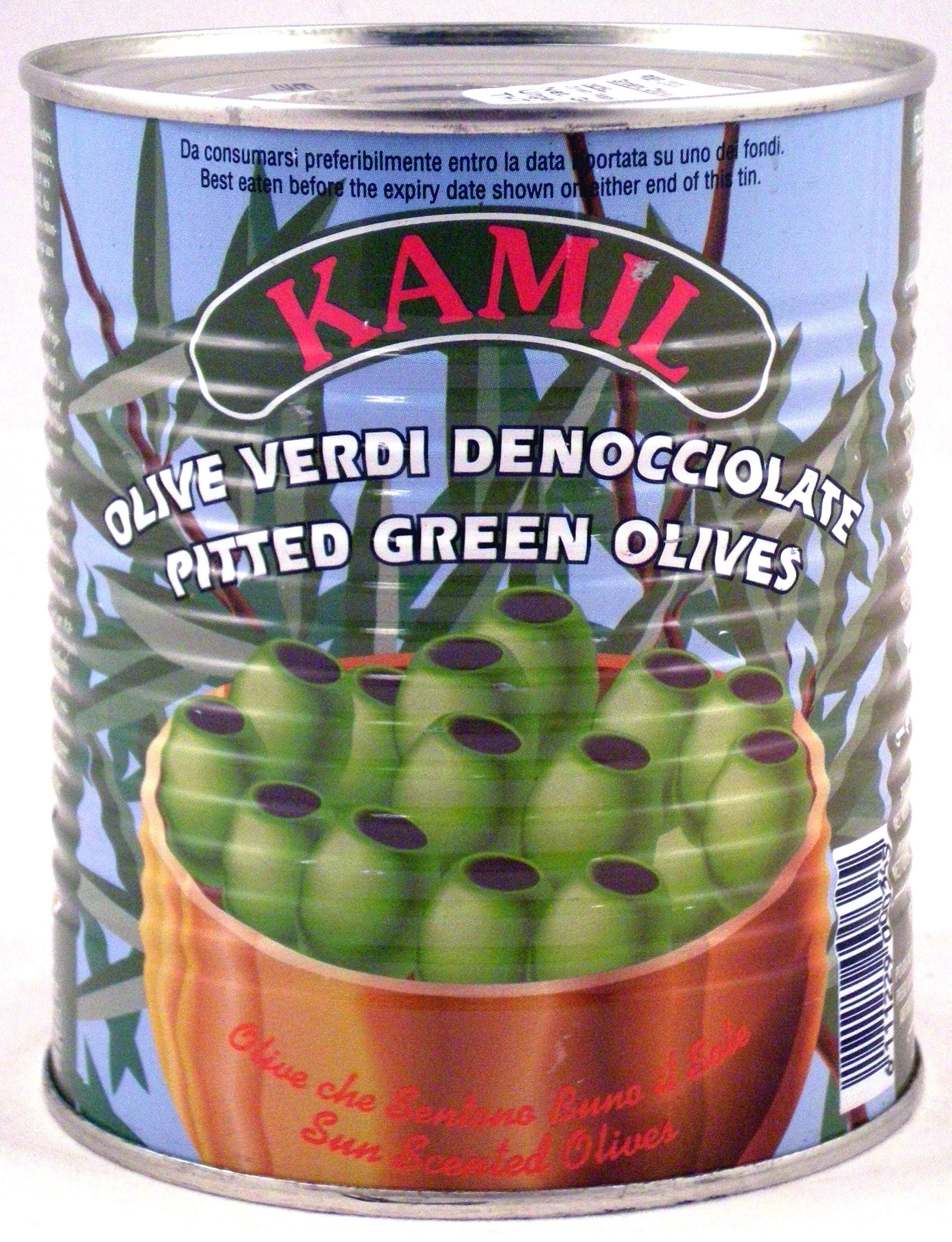 Kamil Groene olijven zonder pit 1L 30/33 blik