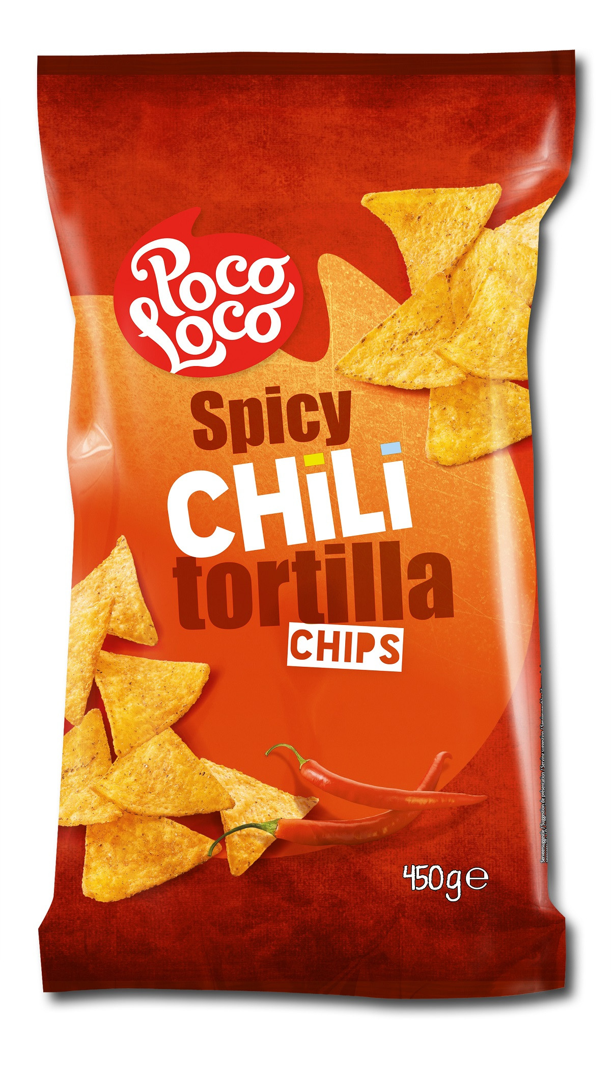 Tortilla Chips Spicy Chili 450gr Poco Loco