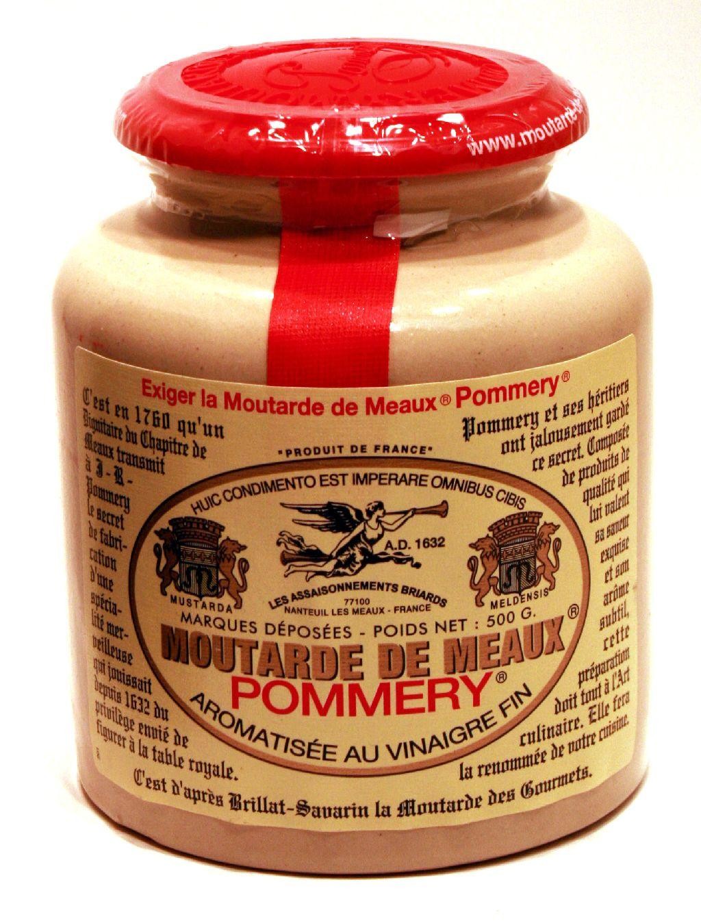 Meaux mosterd met graan Pommery 500gr stenen kruik