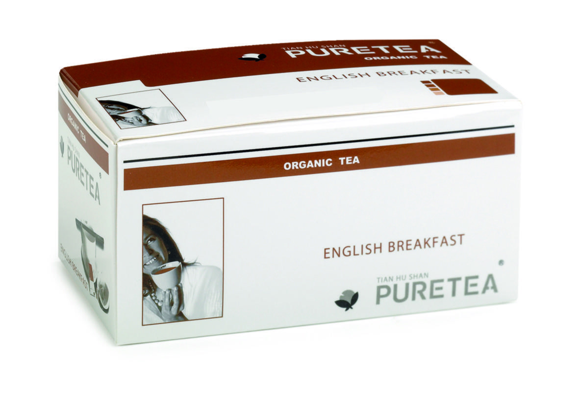 Uitpakken syndroom Stier Tian Hu Shan Pure tea English Breakfast 72st Biologische Thee Online Kopen  - Nevejan