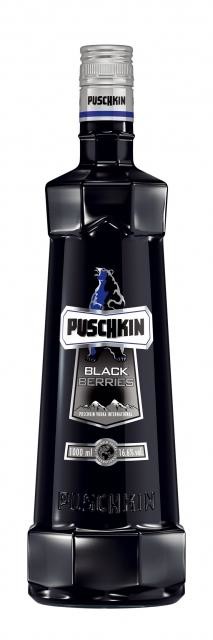 Vodka puschkin black sun 70cl 17.5%