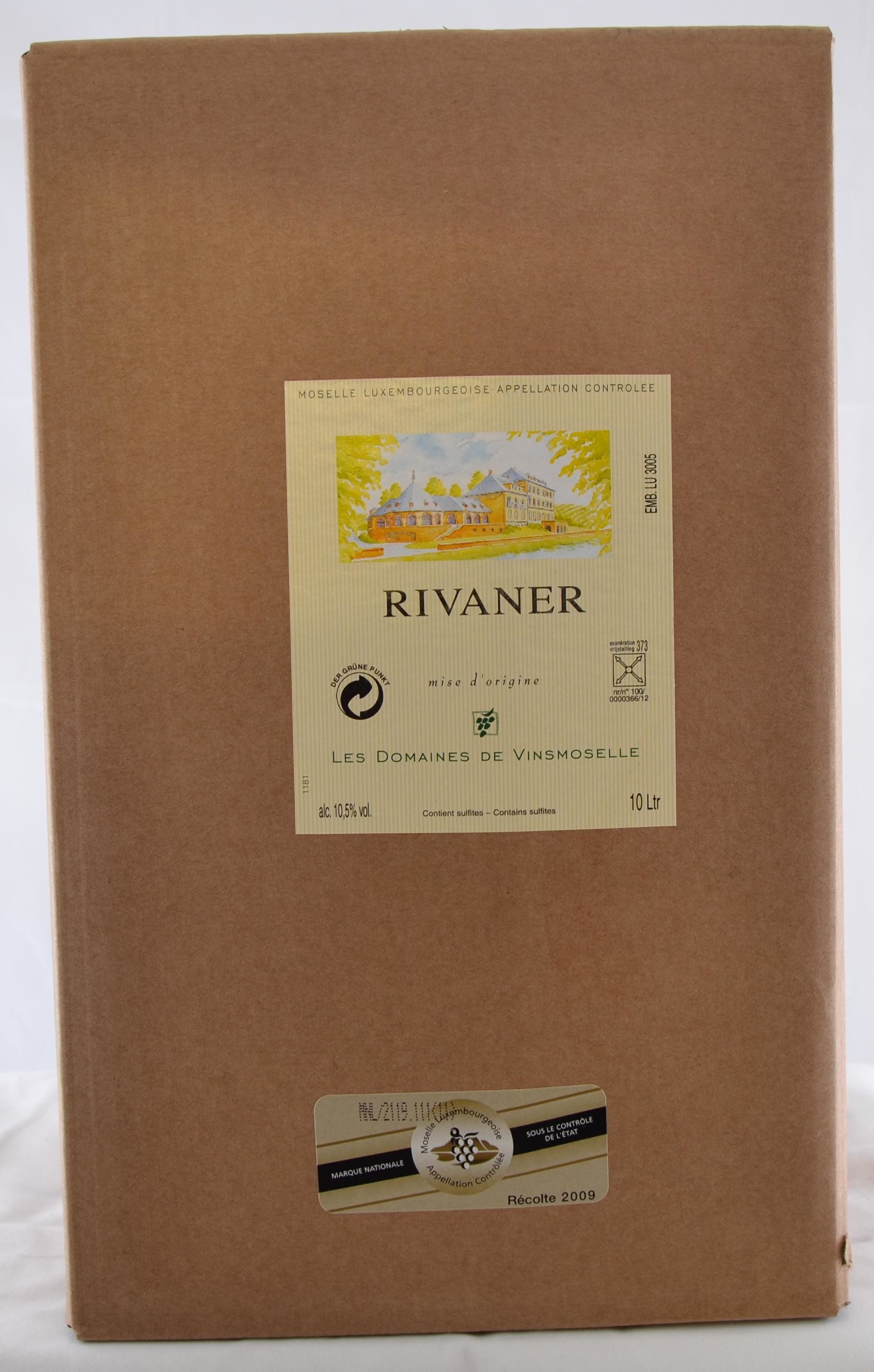 Rivaner Vinsmoselle 10 Liter  BIB Marque National