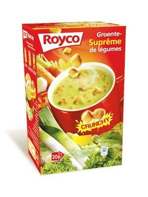 Royco minute soup groentensuprème 20st crunchy
