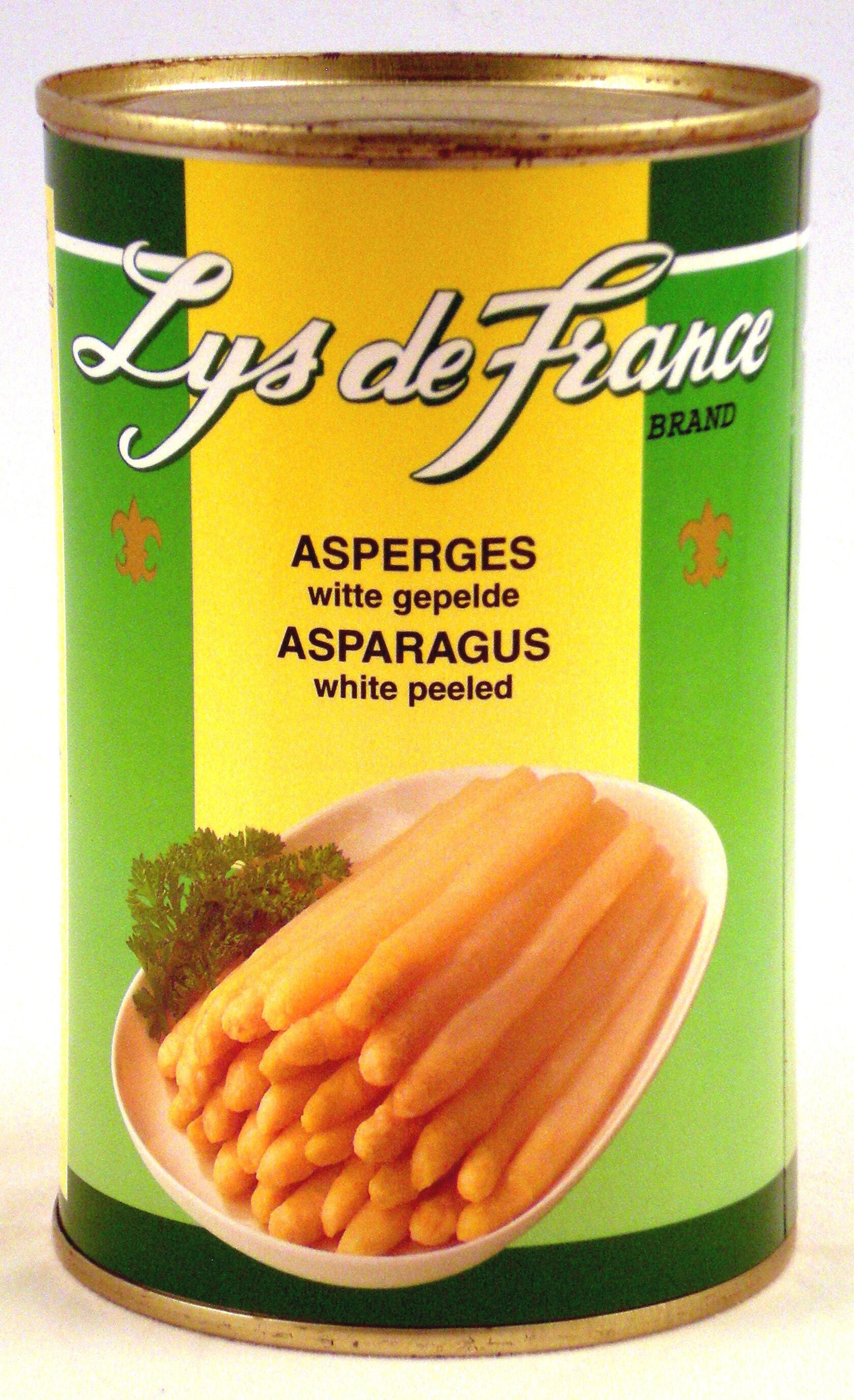 Witte asperges gepeld 1L Lys de France