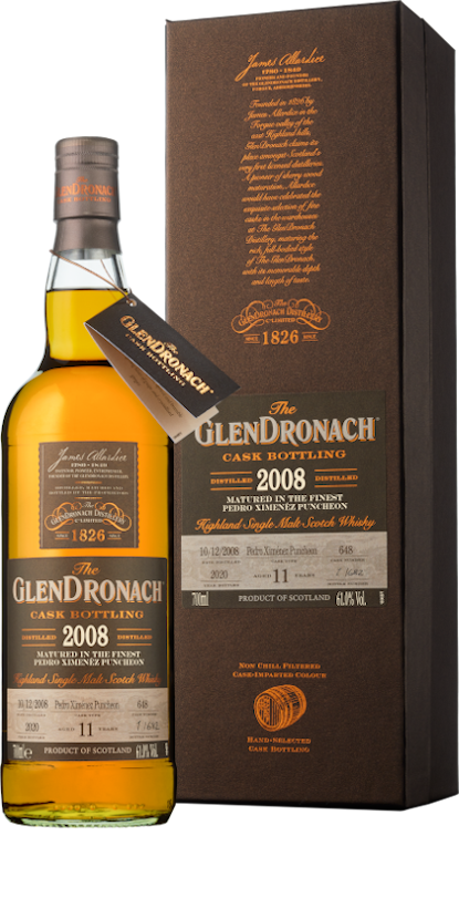 The GlenDronach 2008 Cask Bottling 11 Year Batch 18 70cl 61% Highland Single Malt Scotch Whisky 