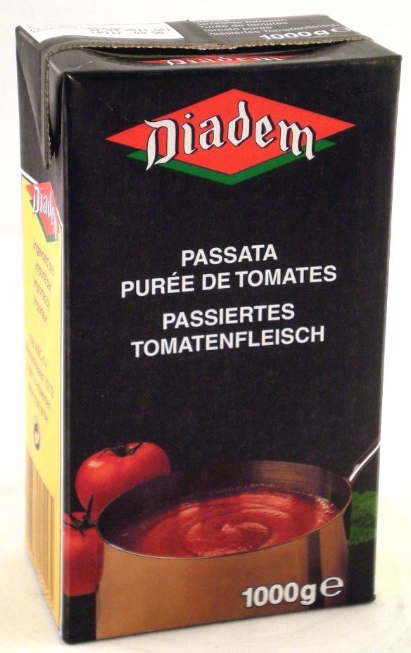 Gezeefde tomaten Passata 1L Cordoro brick