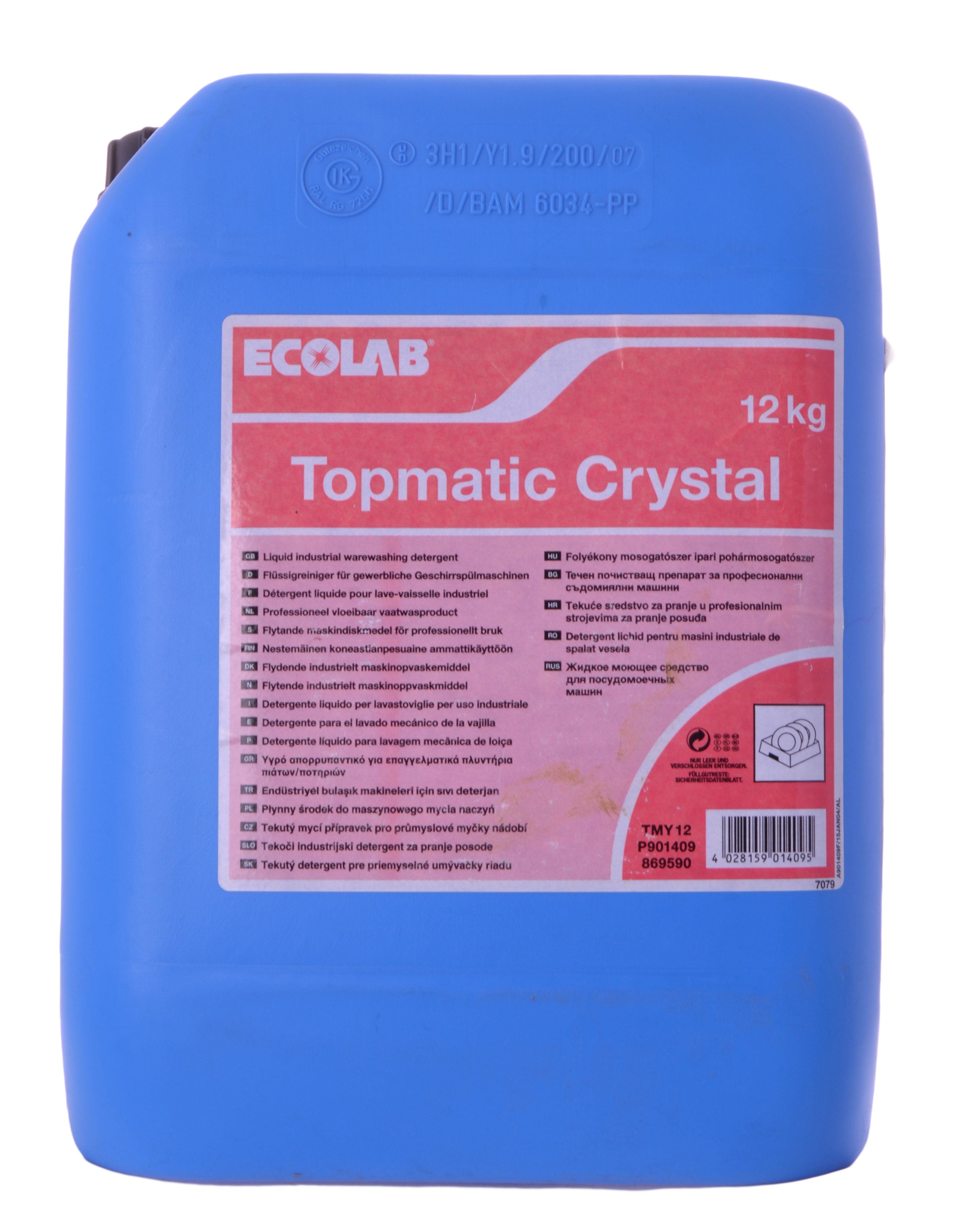 Ecolab Topmatic Crystal vloeibaar 12kg